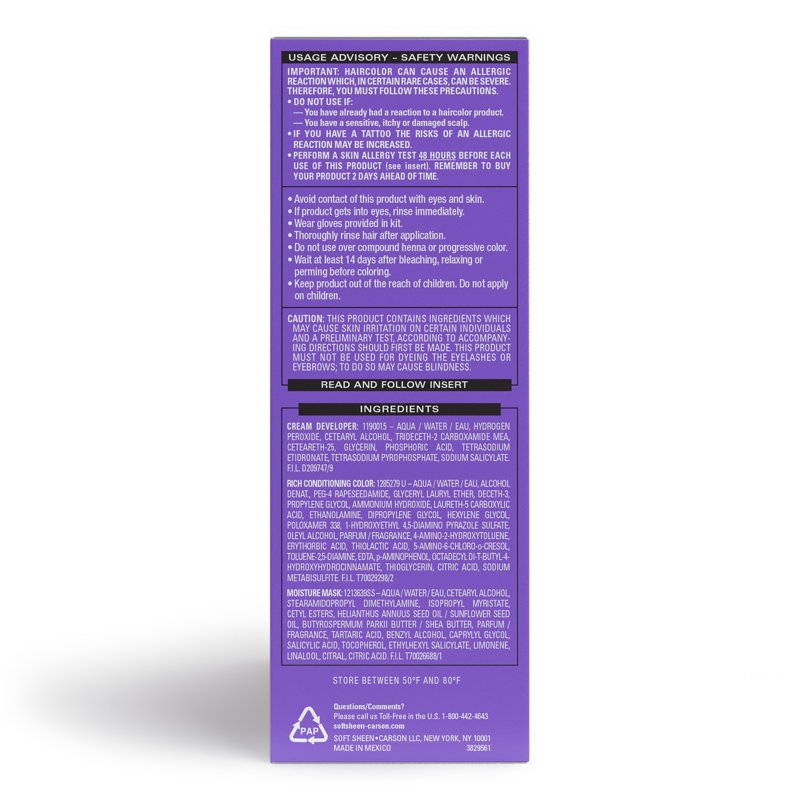 Vibrant Permanent Hair Color Kit for Textured Hair - Fade Resistant, Vegan Formula