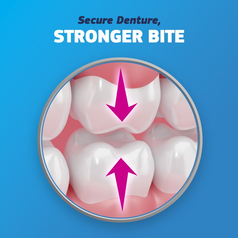 Denture Adhesive Cream All-Day Hold for Full & Partial Dentures - 2 Pack