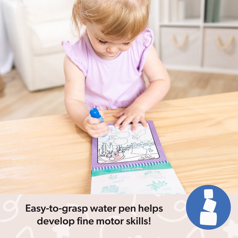 Melissa & Doug Water WOW Color-Reveal Activity Pad for Early Learning Ages 3+