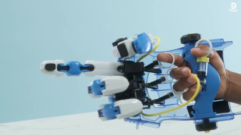 Hydraulic Bionic Hand DIY Kit for STEM Learning - Robotic Engineering Toy
