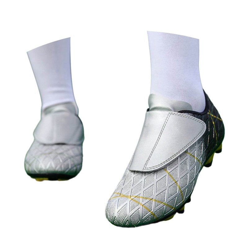X-11 Silver Variation Kids Football Sneakers Non Slip Training Shoes - 5.5-6 Years