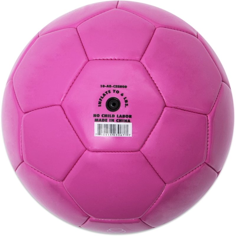 Champion Sports Extreme Soccer Ball Size 3 - Pink, All Weather, Soft Touch, High Air Retention