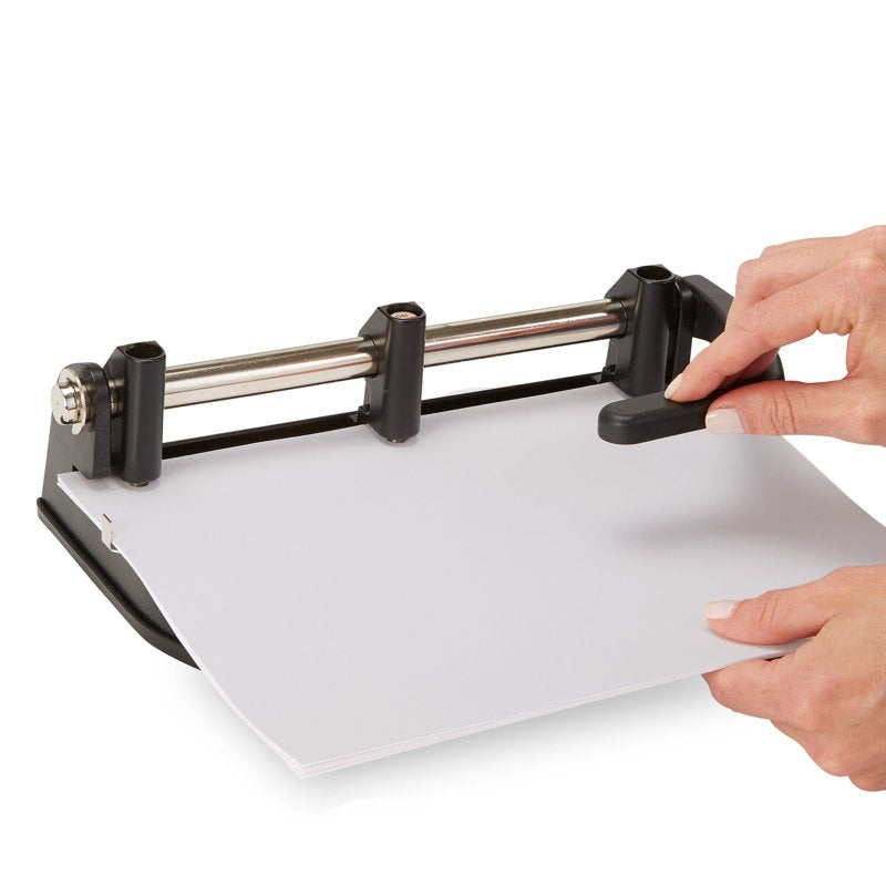 Heavy-Duty Manual Hole Punch - 7 Punch Heads, 32 Sheet Capacity