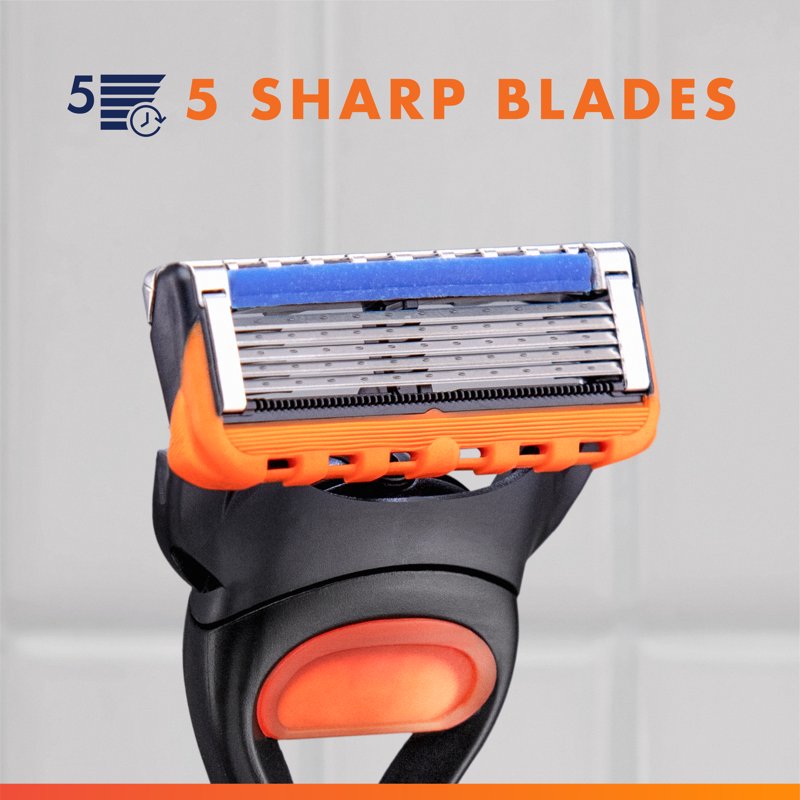 Gillette Fusion5 Men's Razor with Handle and 1 Refill - Close Shave