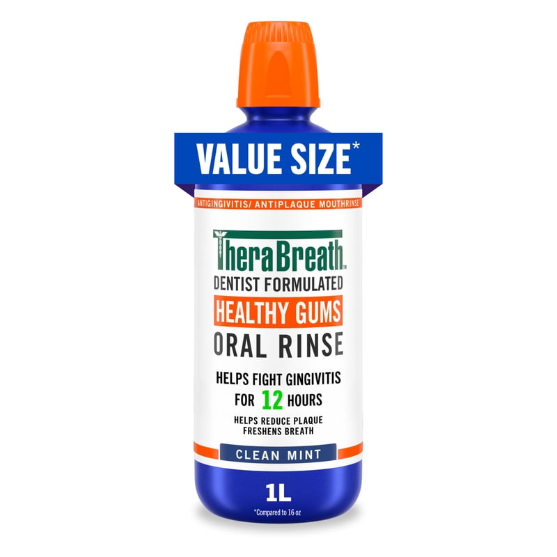 Gum Care Mouthwash for Gingivitis & Plaque Prevention - 2 Pack 1L