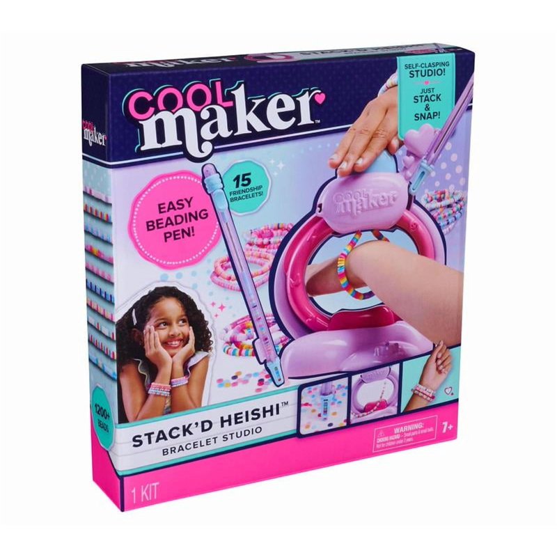 Bracelet Maker Kit with Bead Accessory Set for Kids Ages 7+