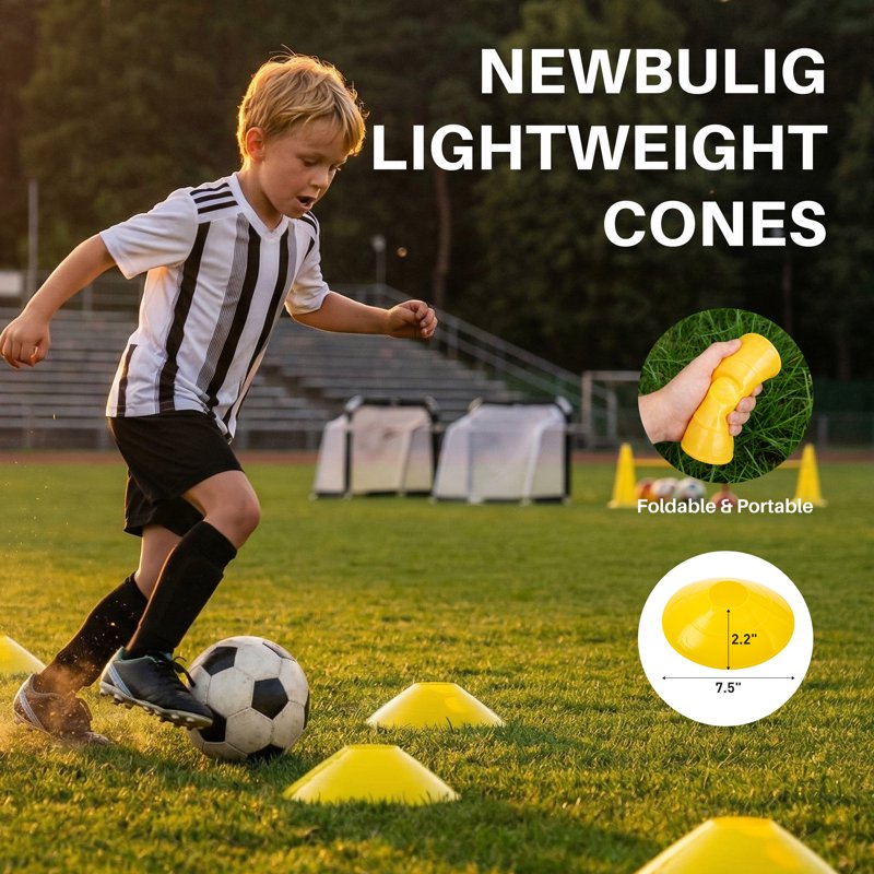 Adjustable Speed & Agility Ladder for Training Indoor Outdoor Yellow