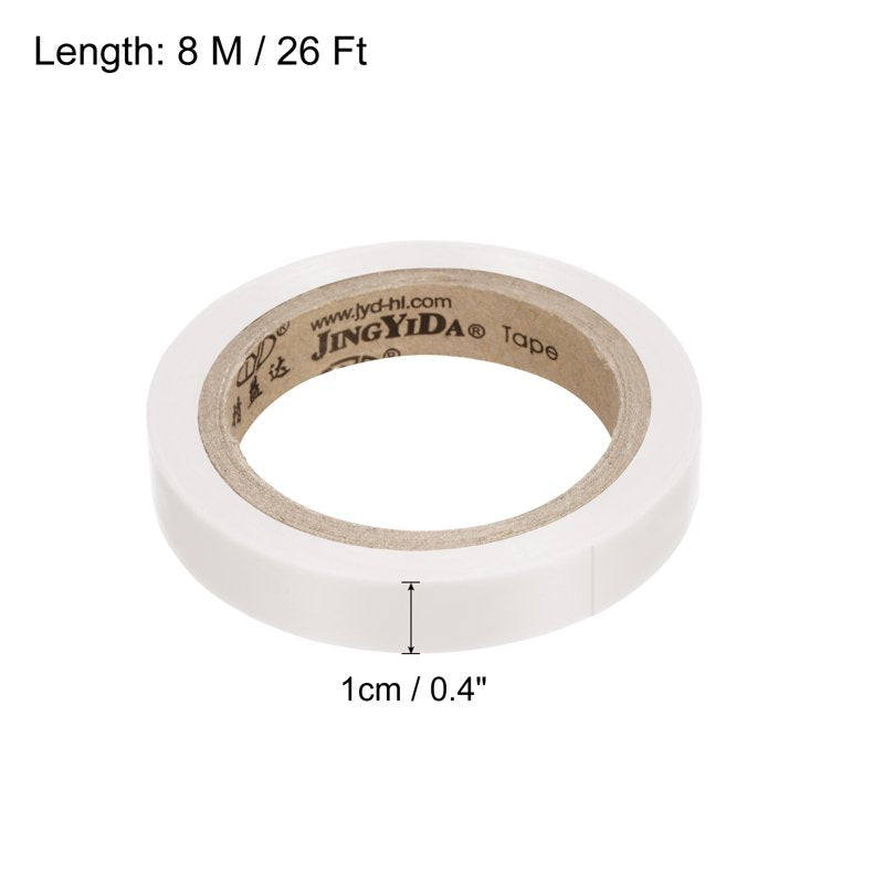Grip Finishing Tape for Rackets – White, Tennis & Badminton Racket Tape, Sticky PVC