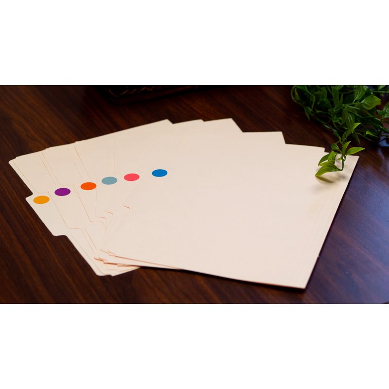 Multi-Colored Dot Coding Labels - 3/4 Inch, 2400 Count Organization Stickers