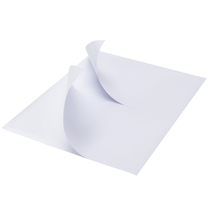 Self Adhesive Shipping Labels for Laser & Inkjet Printers - 8.5 x 5.5 Inches, Multiple Sheets