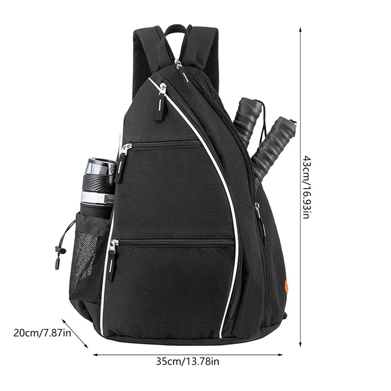 Blue Pickleball Backpack Bag for Paddle Tennis Gear - Sling Bag