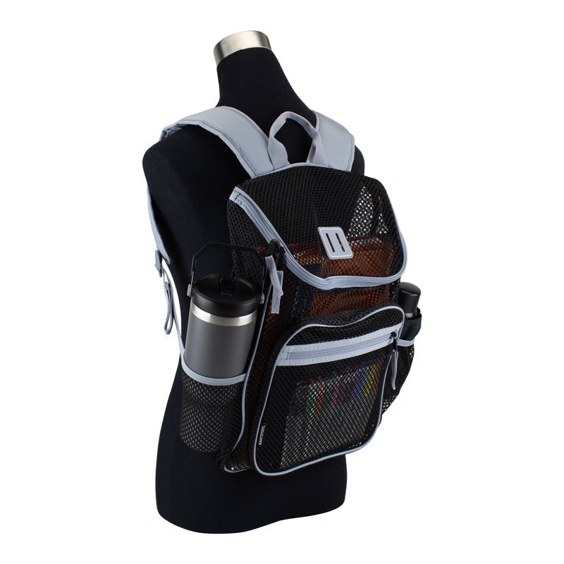 Unisex Mesh Backpack with Multiple Pockets & Hydration - 16" Capacity