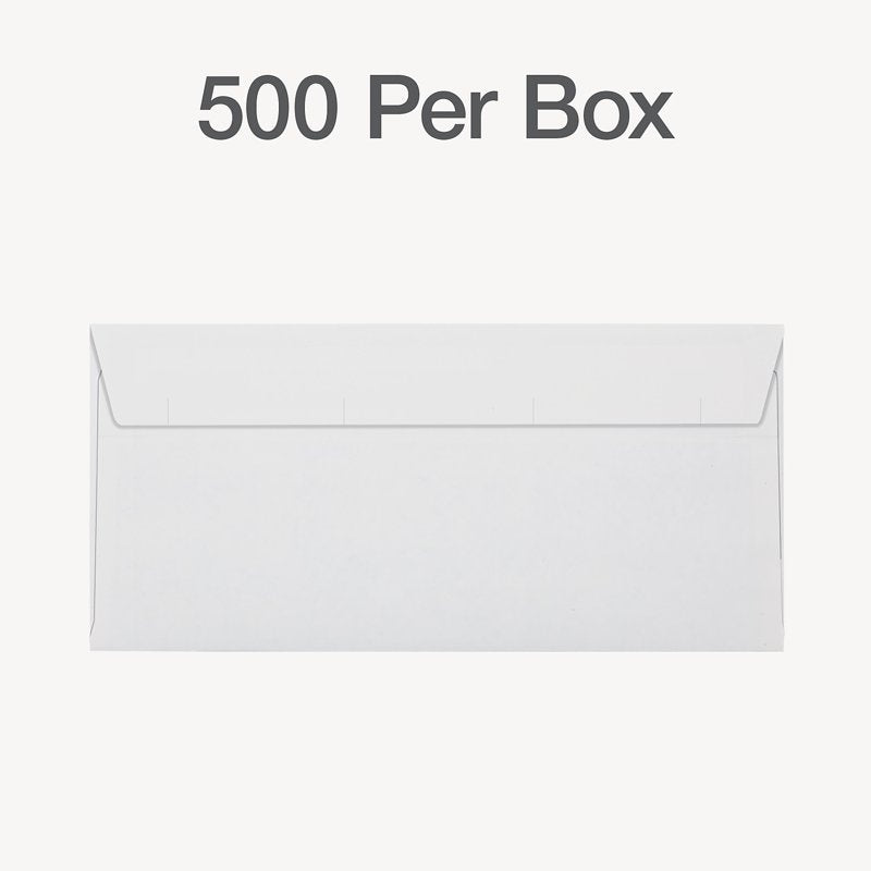 Security Tinted #10 Double Window Envelopes - 4 1/8 x 9 1/2, White, Pack of 500