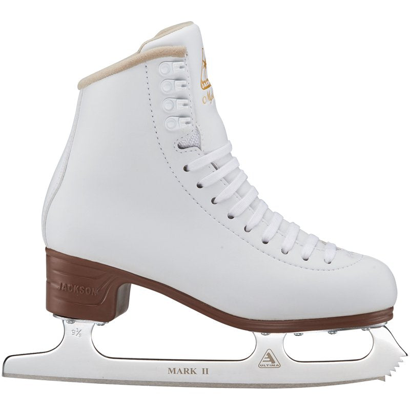 Light Support Figure Skates for Women - Beginner Leather Ice Skates