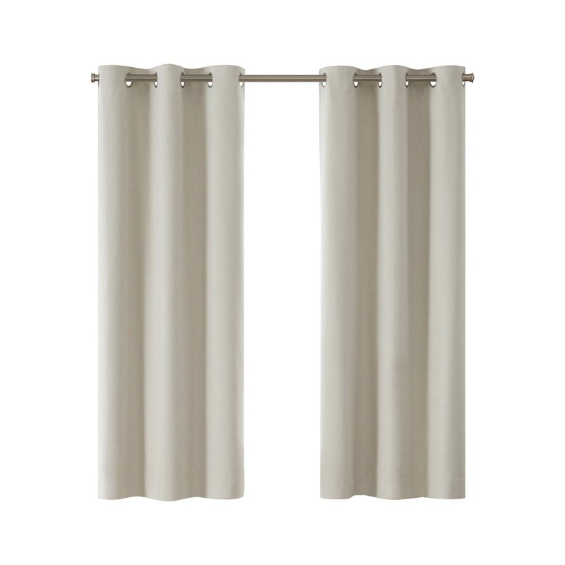 Blackout Curtains Set of 2 - Room Darkening Window Drapes for Bedroom & Living Room