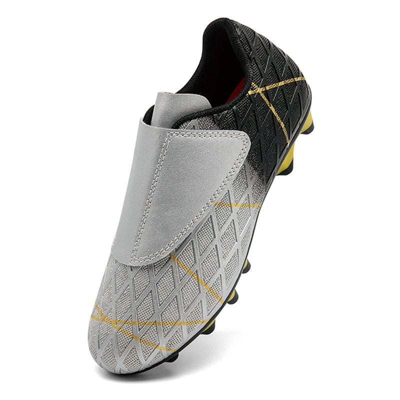 X-11 Silver Variation Kids Football Sneakers Non Slip Training Shoes - 5.5-6 Years
