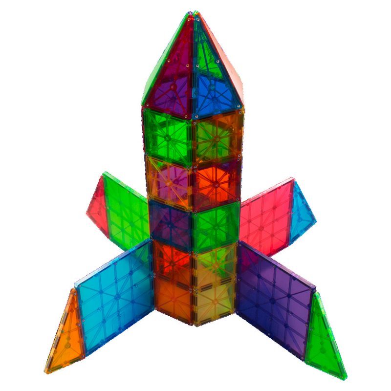 Magna-Tiles Classic 100-Piece Magnetic Building Set for Kids & Classroom