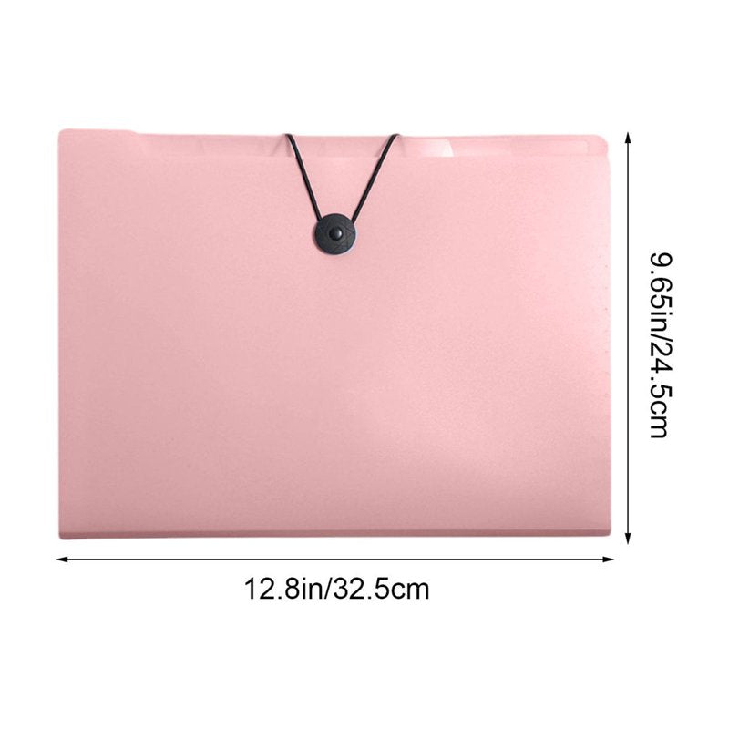 Expandable 12-Pocket File Folder Organizer for Documents and Office Use