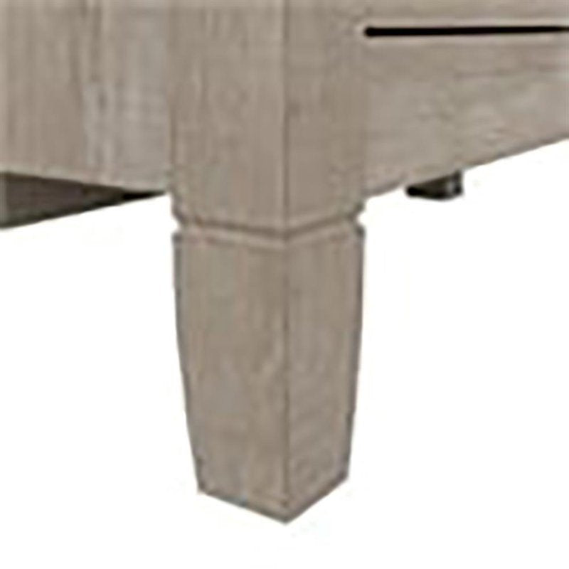 Wood Lateral File Cabinet with 2 Drawers - Gray Home Office Storage