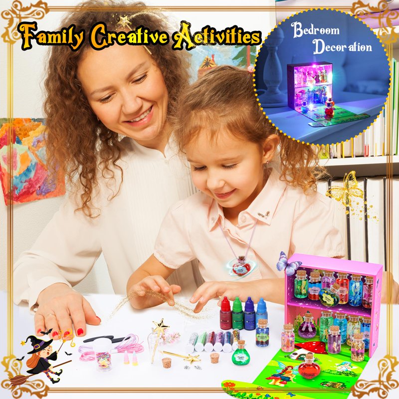 Magic Potion Making Kit for Girls Ages 6-12 - Creative Arts & Crafts Set
