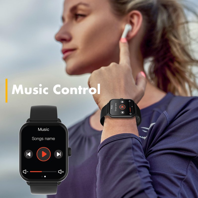 Bluetooth Calling Smartwatch Unisex Fitness Tracker with 1.96" TFT Display