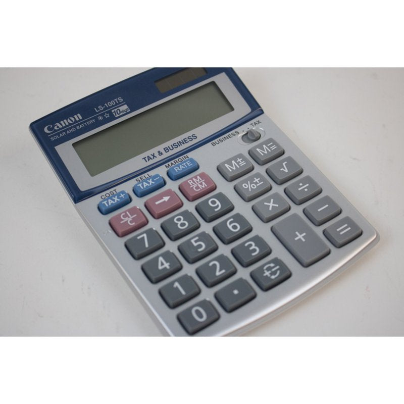 Canon LS-100TS 10-Digit Financial Calculator for Business & Personal Use