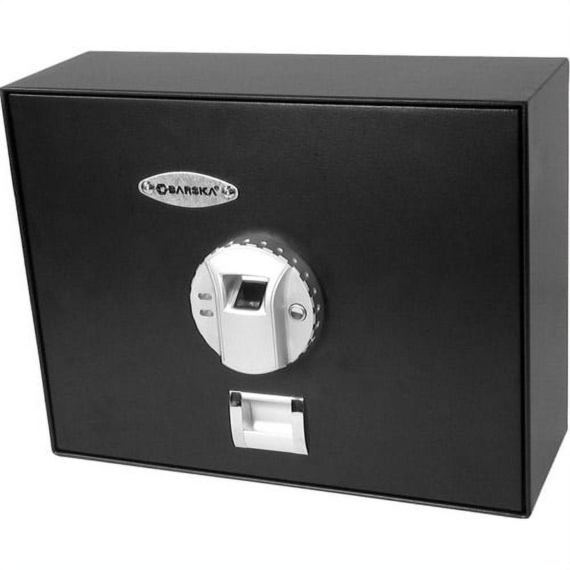 Biometric Fingerprint Safe Box 0.23 Cu Ft Top Opening Security Drawer Safe