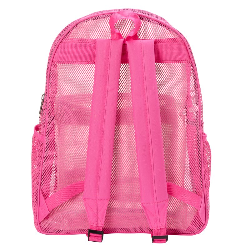 Heavy Duty Mesh Backpack for School & Gym - Transparent Student Bookbag
