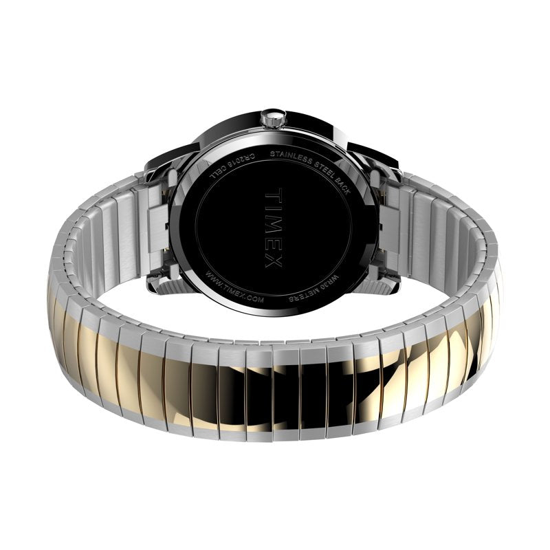 Timex Men's Dress Watch Two-Tone Expansion Band Water-Resistant