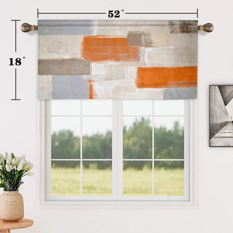 Kitchen Window Valances Modern Half Curtains for Living Room & Bedroom