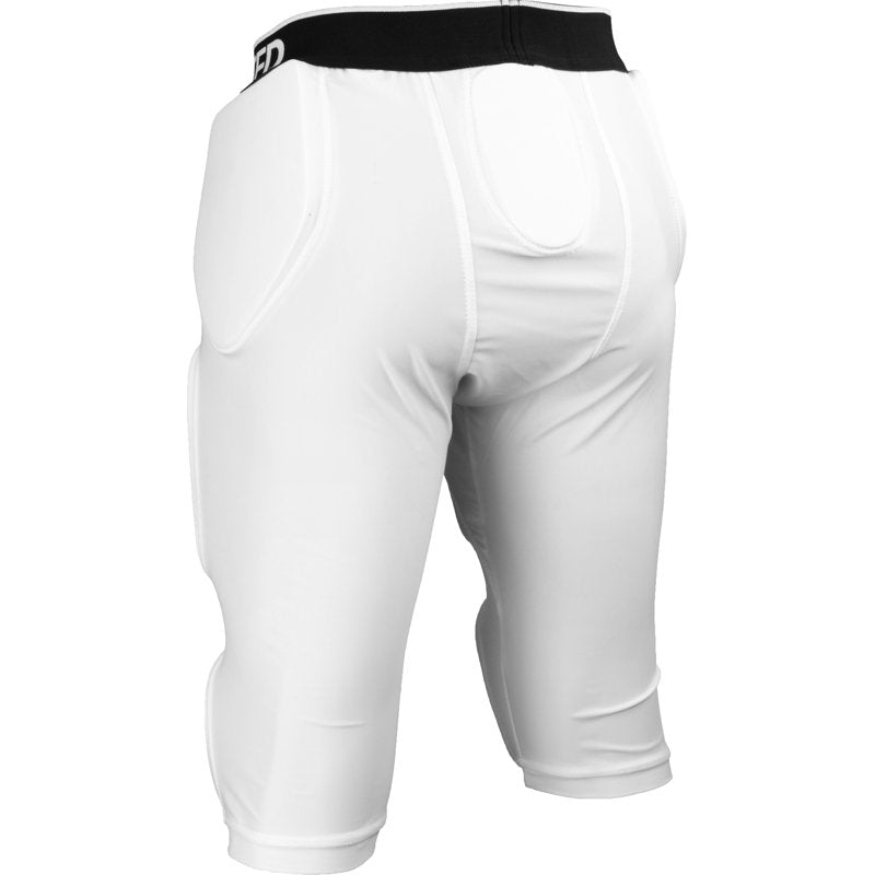 Adult Football Girdle with Knee, Thigh, Hip & Tailbone Padding – Lightweight Compression Fit