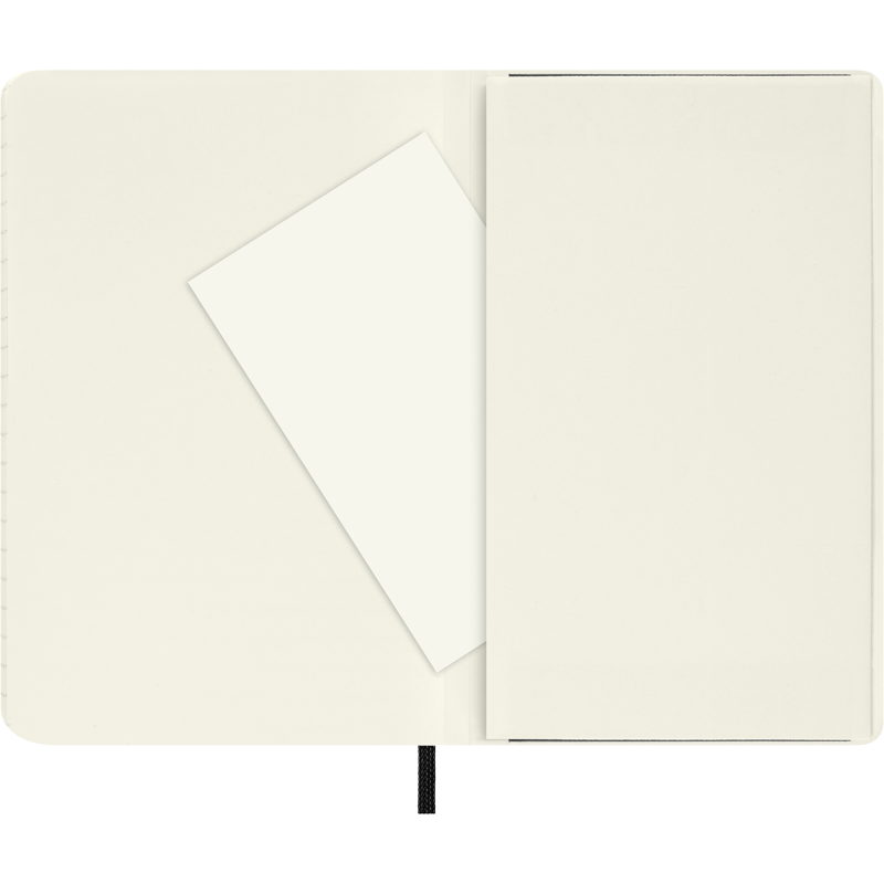 Moleskine Classic Pocket Notebook - Soft Cover, Ruled, Black, 3.5 x 5.5 Inches