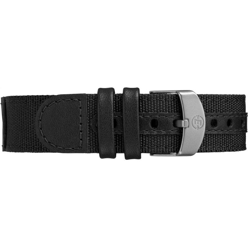 Men's Outdoor Rugged Resin 40mm Watch with Water Resistance and Leather Strap