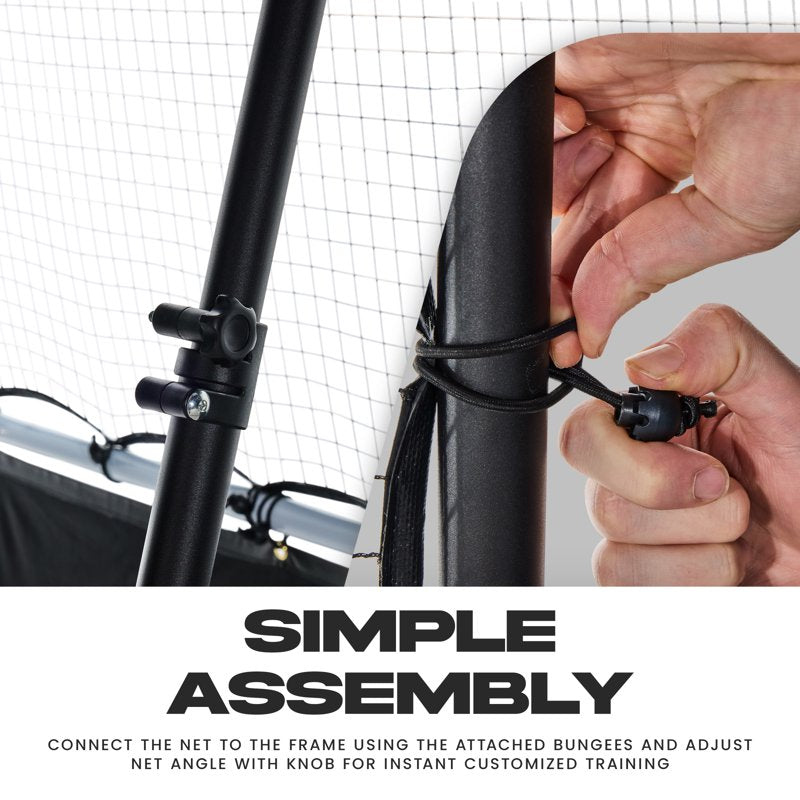 Portable Pickleball Rebounder Net - 83 Inch Practice & Training Equipment