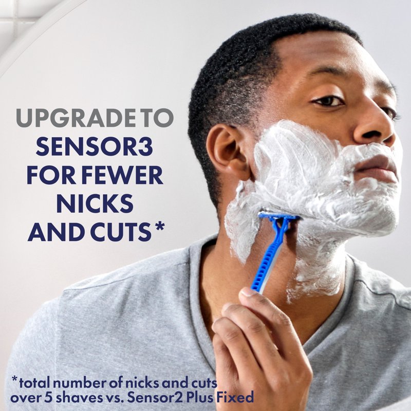 Men's Disposable Shaving Razors - 12 Count, Easy-Rinse Blades, Water-Lubricated
