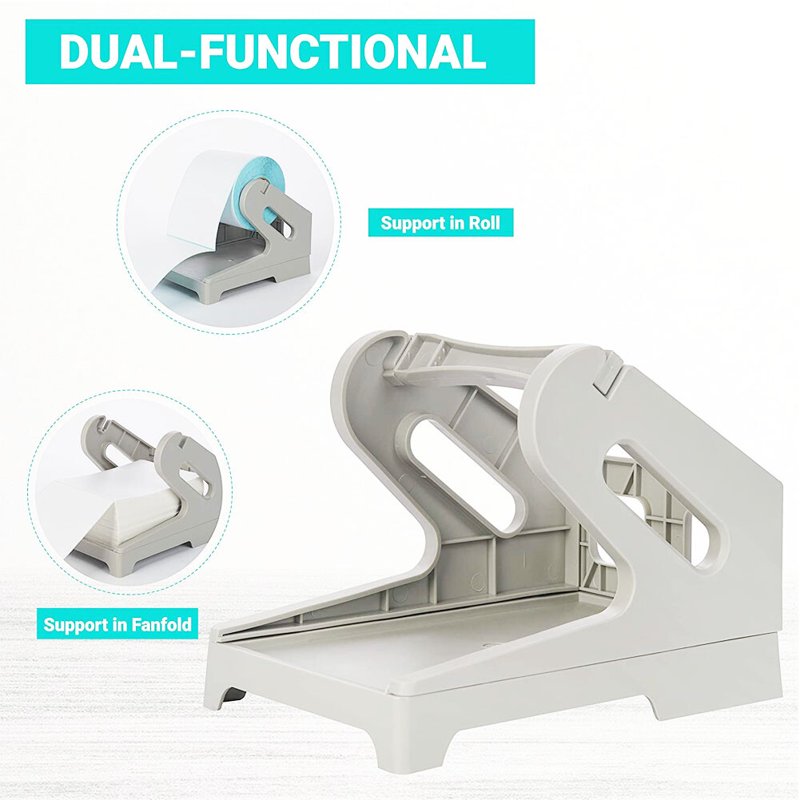 Thermal Shipping Label Holder for 4x6 Label Rolls Fanfold & Roll Labels