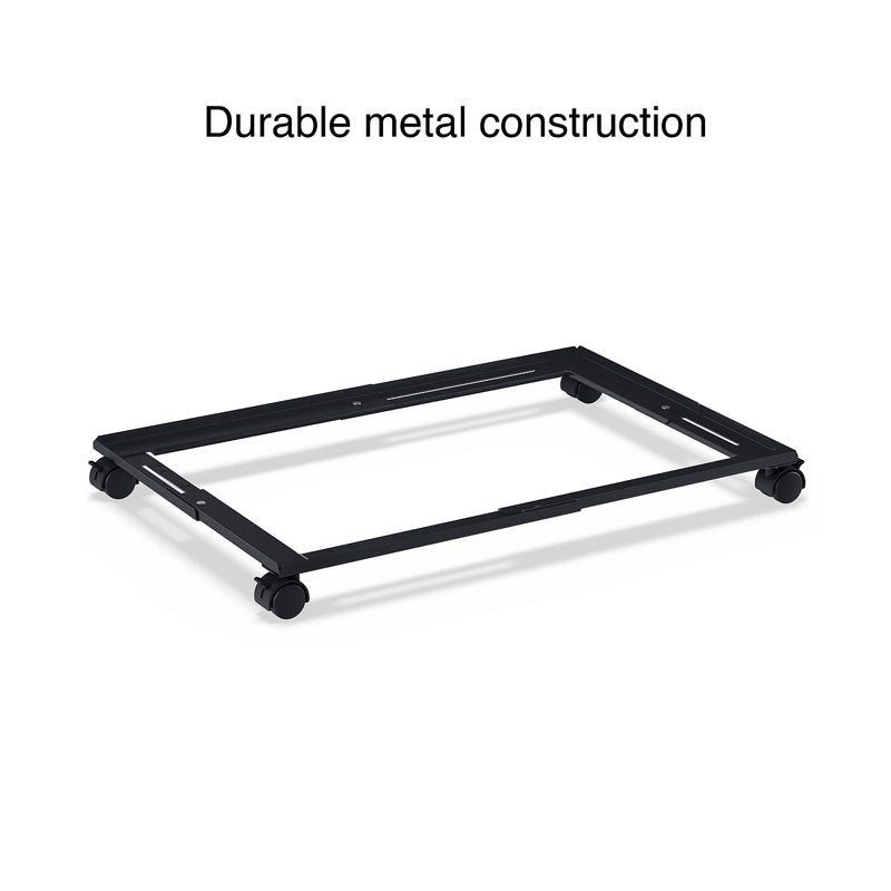 Adjustable File Caddy for Letter and Legal Files - Black