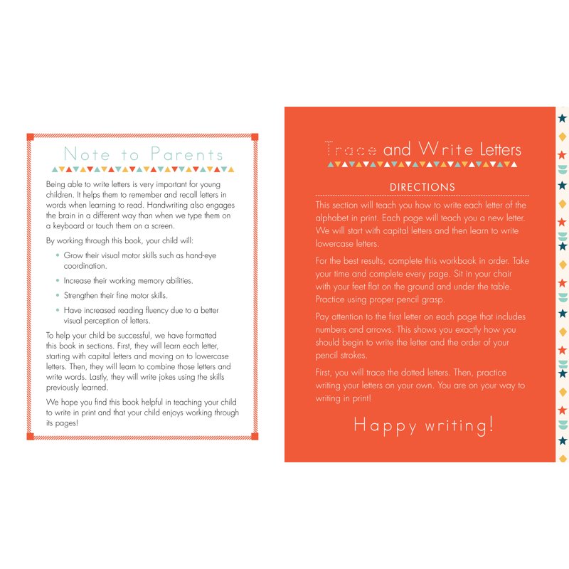 Kids Handwriting Practice Workbook with Jokes and Riddles - Learn to Print