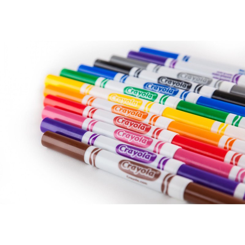 Kids Art Markers Set - Crayola Broad Line Markers in Multiple Pack Sizes