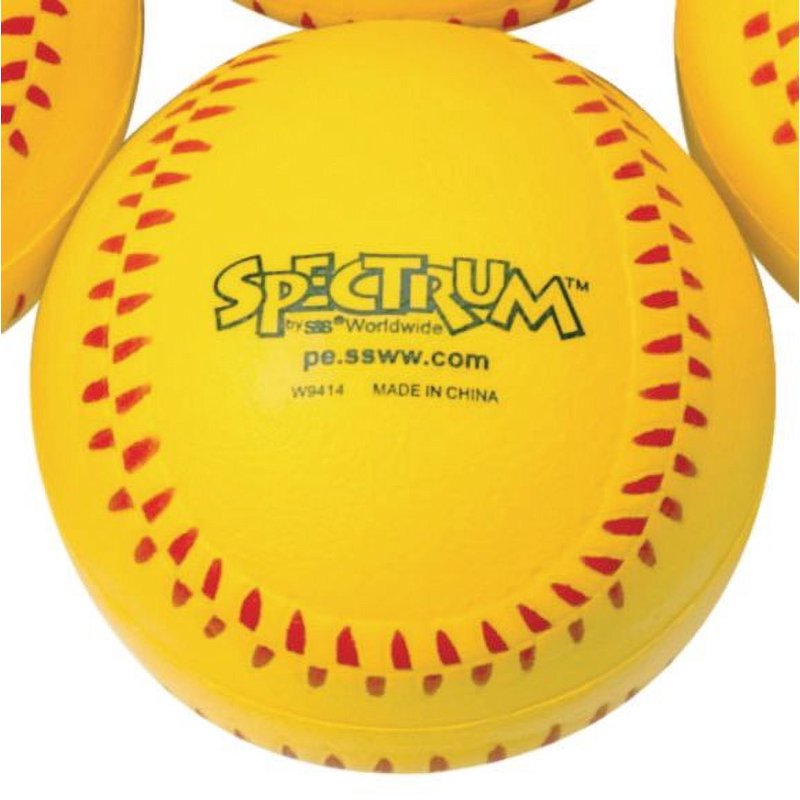 Softball Training Softballs - 11 Inch Foam Softballs for Hitting & Defense (Pack of 12)