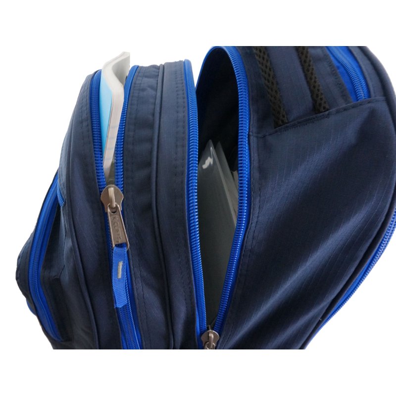 Heavy Duty Rolling Backpack with Wheels, Water-Resistant, Organizer, 18.5 Inch
