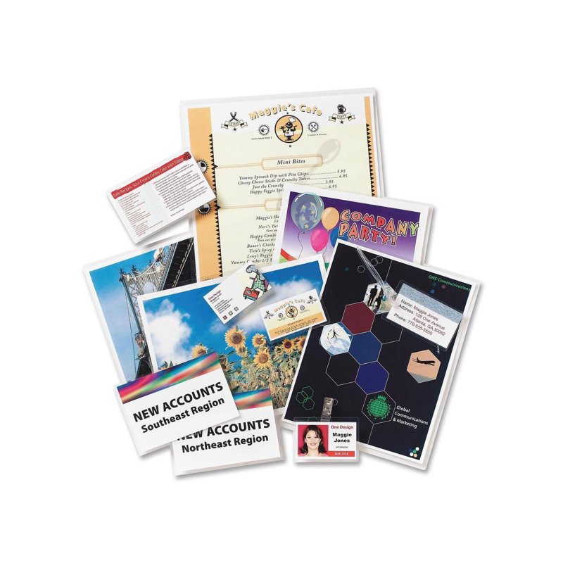 Letter Size Laminating Pouches 3 Mil Clear, 50 Pack - Protective Film for Documents