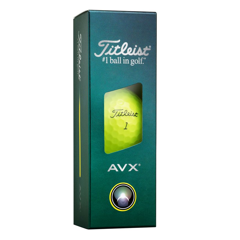 Titleist AVX Golf Balls 12 Pack - Yellow (2026) Variation