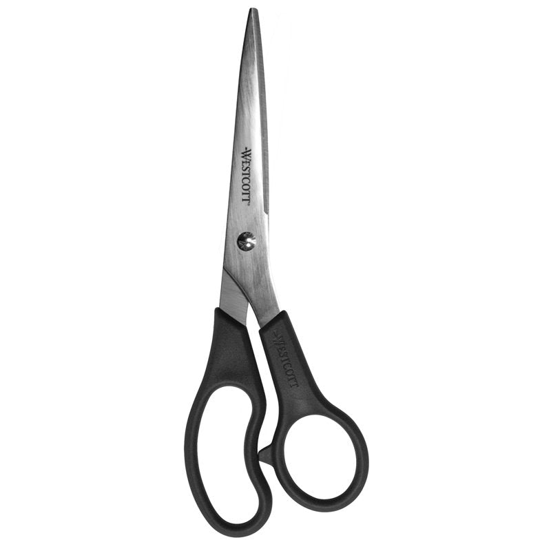 All-Purpose Straight Scissors 8-Inch 3-Pack for Office & School