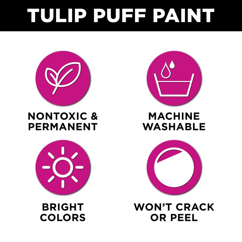 Multi-Surface Craft Paint Set - 10 Vibrant Colors for Fabric and Art Projects