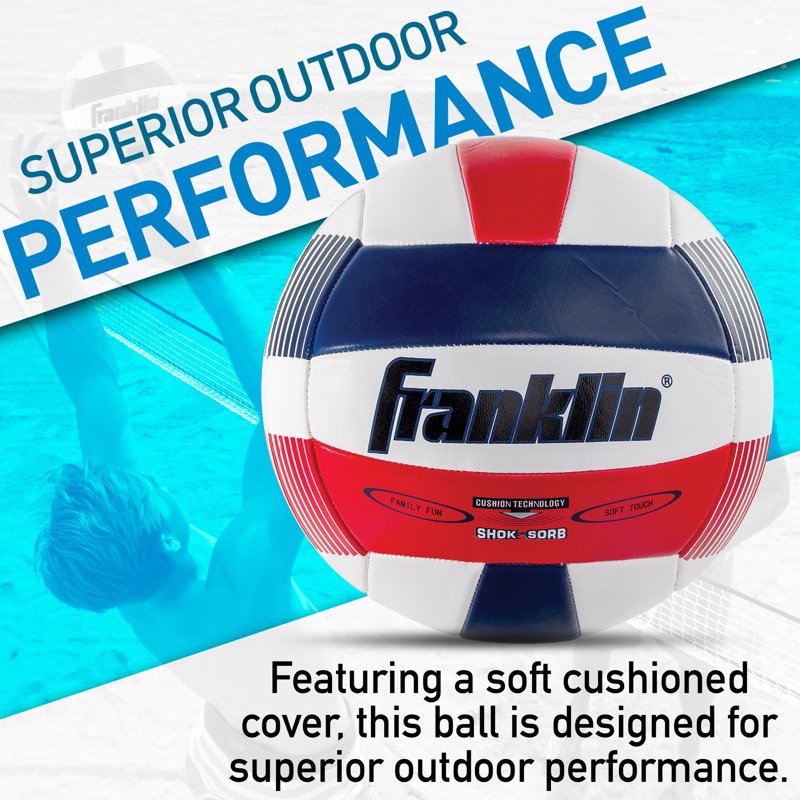 Super Soft Volleyball - Official Size & Weight for Indoor & Outdoor Play