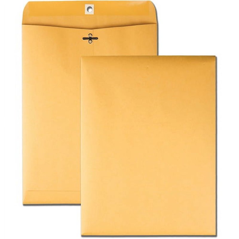 9x12 Brown Clasp Envelopes - Heavy Duty Kraft File Envelopes, Box of 250