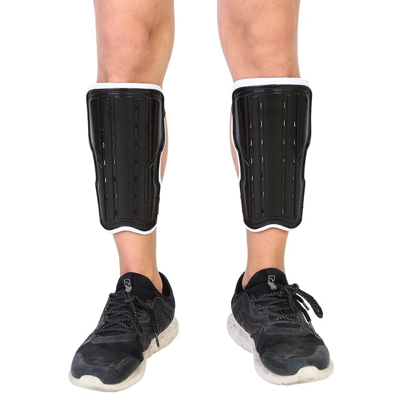 Athletic Shin Guards for Soccer - Lightweight Calf Protection with Adjustable Straps