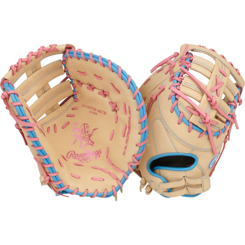 Rawlings Heart of the Hide 13-Inch First Base Softball Glove - Split Post Double Bar Web