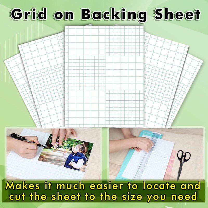 Self-Adhesive Laminating Sheets 9x12 Inches Clear Waterproof Protectors
